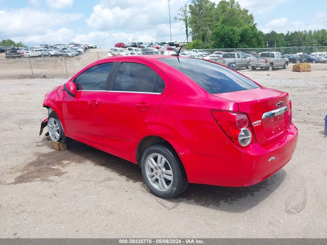 Chevrolet Sonic Lt Auto 2014 1G1JC5SH0E4158312 Image 3