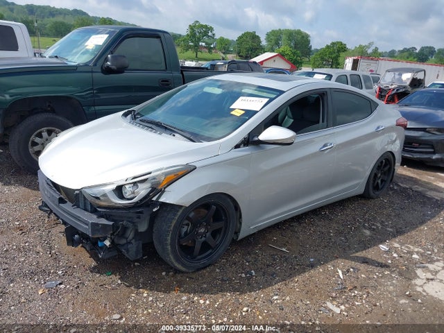 Hyundai Elantra Limited 2014 KMHDH4AE5EU172368 Image 2
