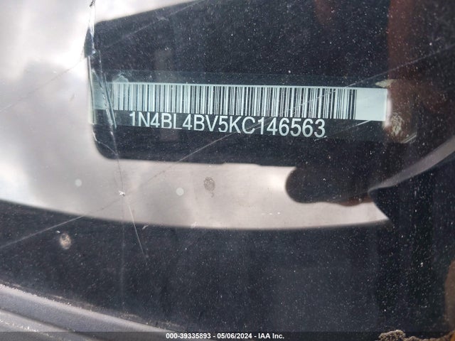Nissan Altima 2.5 S 2019 1N4BL4BV5KC146563 Image 9