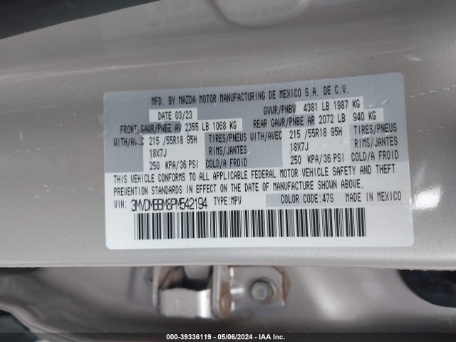 3MVDMBBM8PM542194 Mazda Cx-30 2.5 S Select