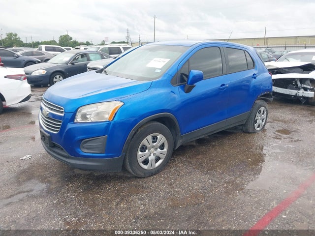 Chevrolet Trax 1ls 2015 KL7CJKSB2FB264092 Image 2