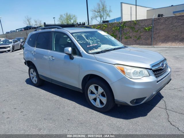 Auction sale of the 2014 Subaru Forester 2.5i Touring, vin: JF2SJAPC3EH485370, lot number: 39336392