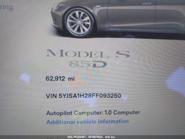 5YJSA1H28FF093250 Tesla Model S 70d/85d/p85d