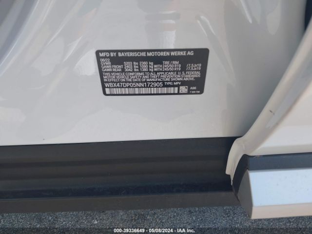 WBX47DP05NN172905 BMW X3 Sdrive30i