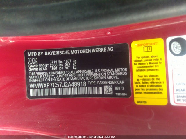 2018 MINI HARDTOP WMWXP7C57J2A48918 Photo 8