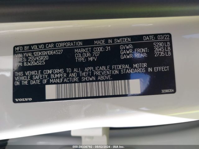 YV4L12DK6N1064527 Volvo Xc60 B5 Momentum