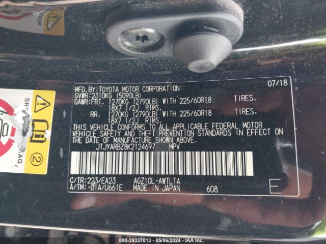 JTJYARBZ8K2124697 Lexus NX 300