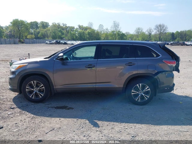Toyota Highlander Xle V6 2016 5TDJKRFH2GS248029 Image 14
