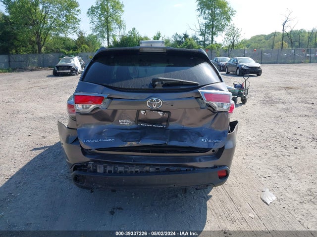 Toyota Highlander Xle V6 2016 5TDJKRFH2GS248029 Image 16