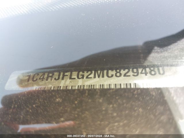 1C4RJFLG2MC829480 Jeep Grand Cherokee Trailhawk 4x4