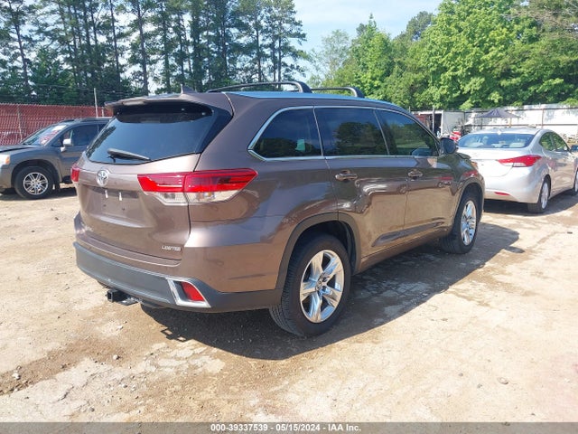 Toyota Highlander Limited 2018 5TDYZRFH6JS288826 Image 4