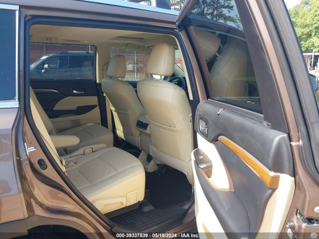 Toyota Highlander Limited 2018 5TDYZRFH6JS288826 Image 8