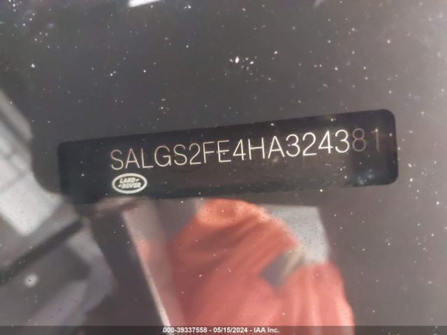 SALGS2FE4HA324381 Land Rover Range Rover 5.0l V8 Supercharged