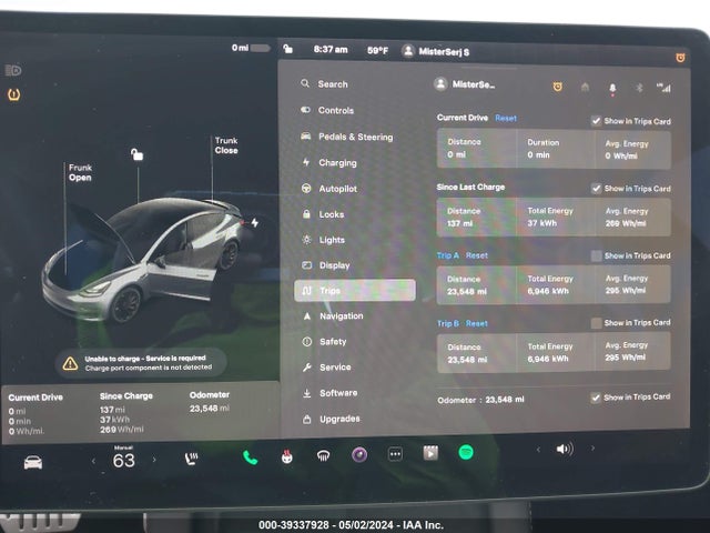 5YJ3E1EC4NF180891 Tesla Model 3 Performance Dual Motor All-wheel Drive