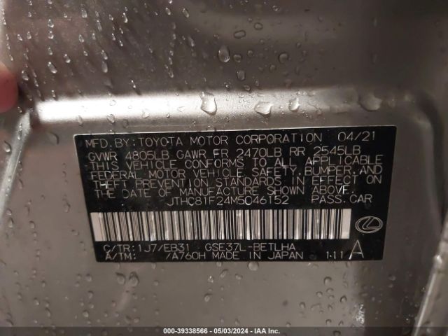 JTHC81F24M5046152 Lexus IS 300