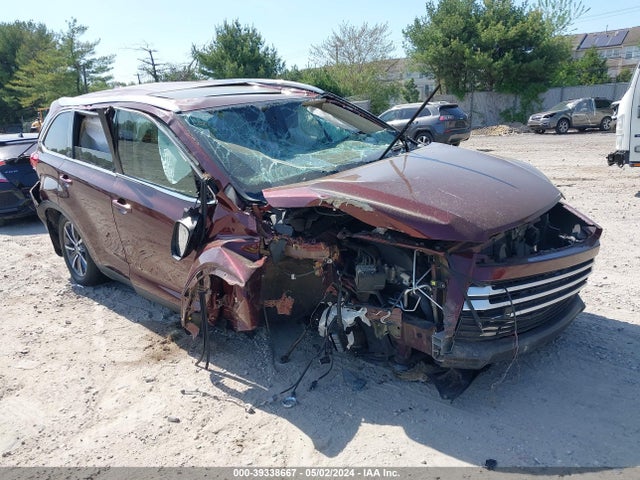 Toyota Highlander Xle 2019 5TDJZRFH2KS923284 Image 1