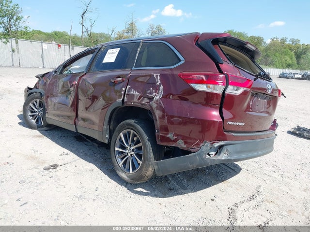 Toyota Highlander Xle 2019 5TDJZRFH2KS923284 Image 3