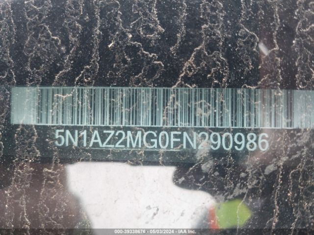 5N1AZ2MG0FN290986 Nissan MURANO SV