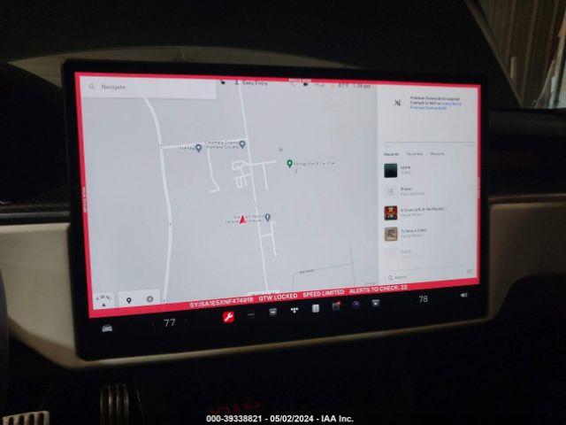 5YJSA1E5XNF474918 Tesla Model S Dual Motor All-wheel Drive