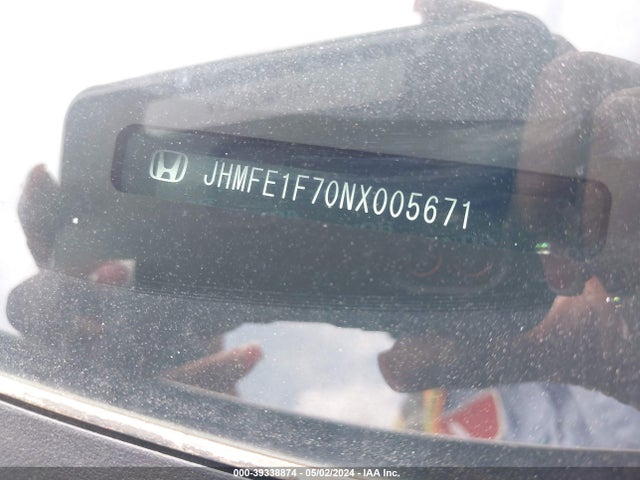 Honda CIVIC EX 2022 JHMFE1F70NX005671 Image 9