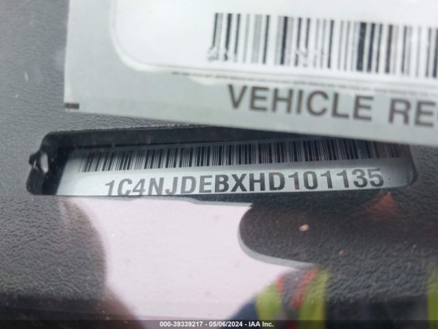 1C4NJDEBXHD101135 Jeep Compass High Altitude 4x4