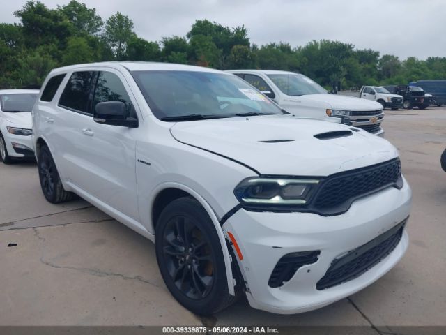 39339878 :رقم المزاد ، 1C4SDJCT1NC229060 vin ، 2022 Dodge Durango R/t Awd مزاد بيع