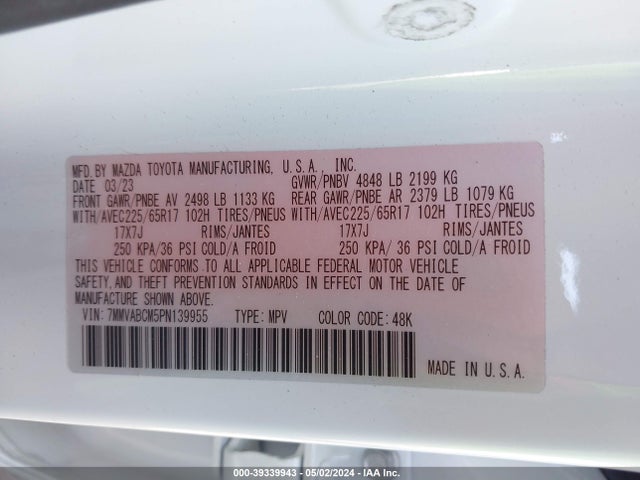 Mazda Cx-50 2.5 S Preferred Plus 2023 7MMVABCM5PN139955 Image 9