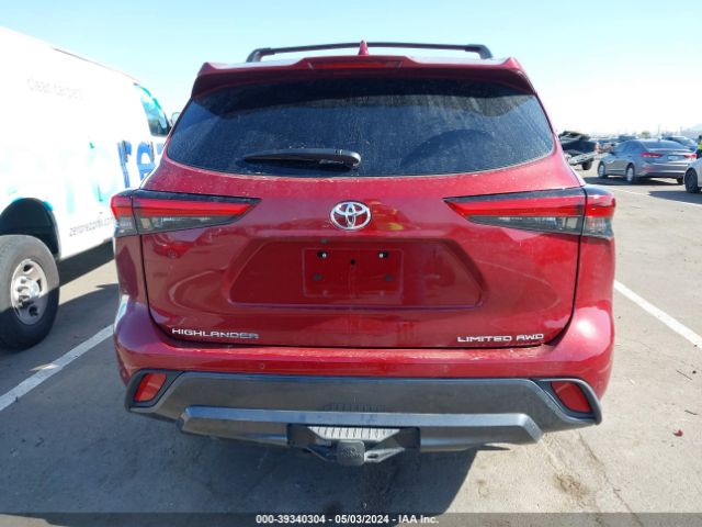 5TDDZRBH0NS191986 Toyota Highlander Limited