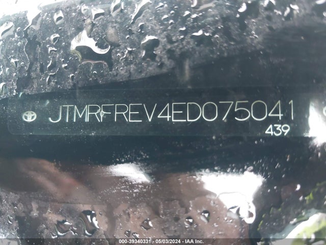 Toyota Rav4 Xle 2014 JTMRFREV4ED075041 Image 9