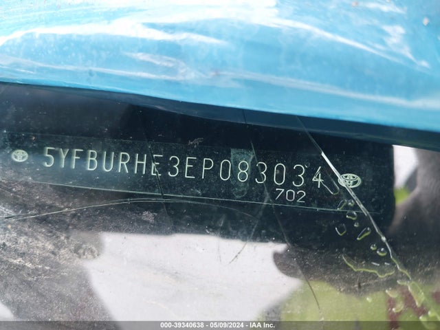 Toyota COROLLA LE 2014 5YFBURHE3EP083034 Image 9
