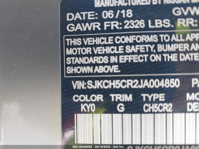 Infiniti Qx30 Essential 2018 SJKCH5CR2JA004850 Image 18