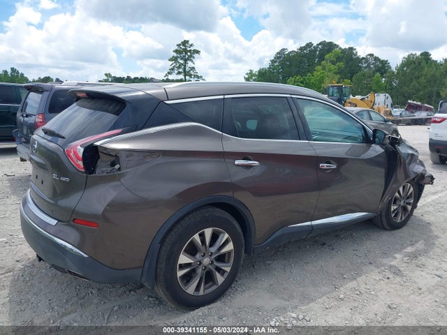 Nissan MURANO SL 2015 5N1AZ2MH1FN215934 Image 4
