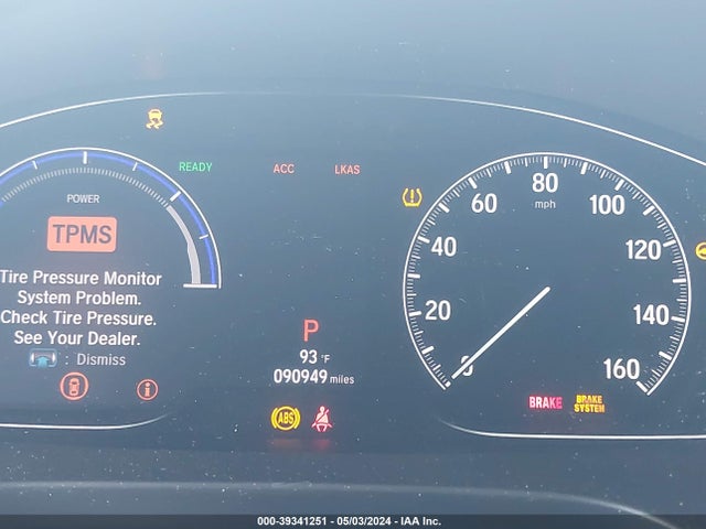 Honda INSIGHT EX 2020 19XZE4F51LE006307 Image 15