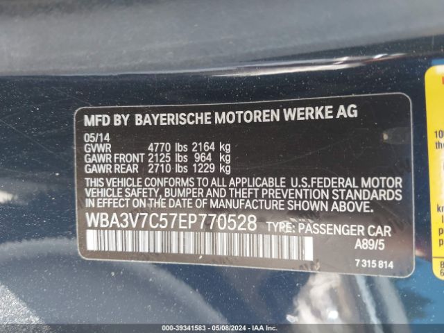 WBA3V7C57EP770528 BMW 428i