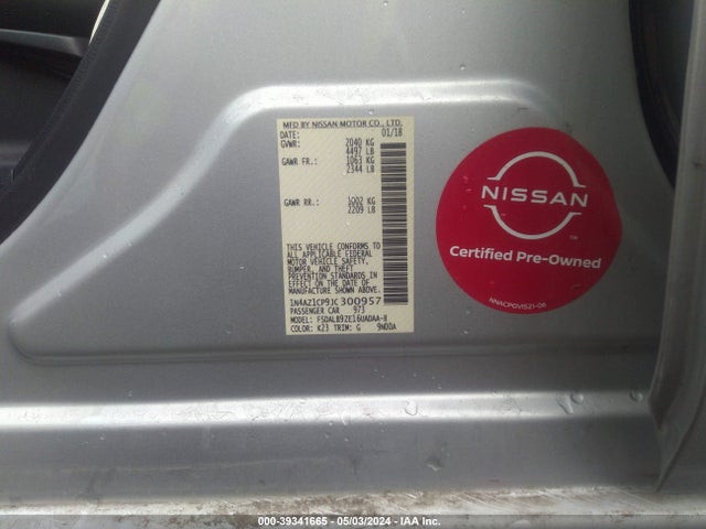 Nissan LEAF S 2018 1N4AZ1CP9JC300957 Image 8