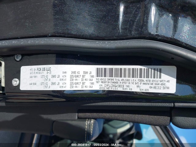 Jeep Cherokee Latitude 2016 1C4PJLCS4GW138318 Image 9