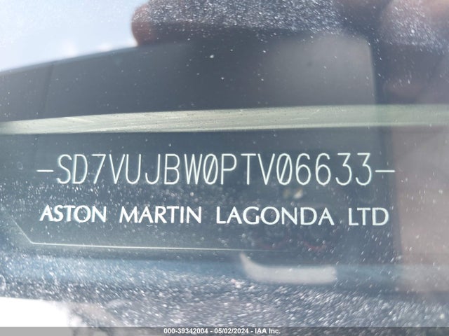 SD7VUJBW0PTV06633 Aston Martin Dbx 707