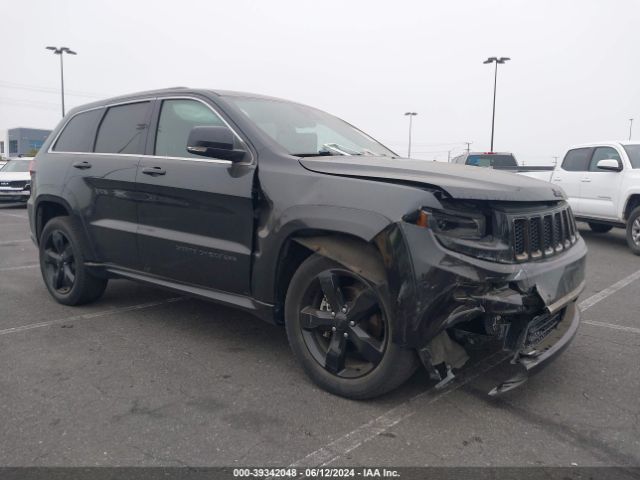 Aukcja sprzedaży 2016 Jeep Grand Cherokee High Altitude, vin: 1C4RJECG0GC480009, numer aukcji: 39342048