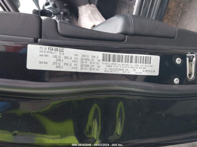 1C4RJECG0GC480009 Jeep Grand Cherokee High Altitude