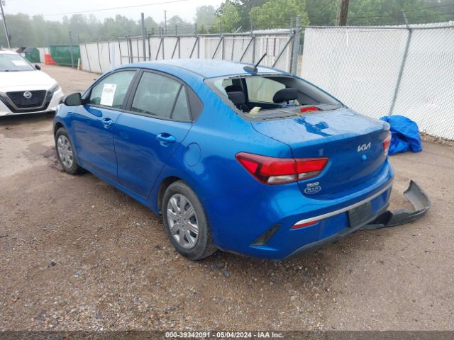 3KPA24AD9NE443995 KIA RIO S