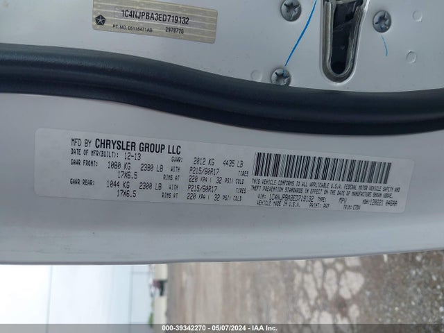 Jeep Patriot Altitude 2014 1C4NJPBA3ED719132 Image 9