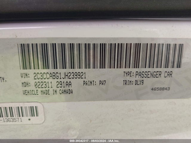 Chrysler 300 300s 2018 2C3CCABG1JH239921 Image 9