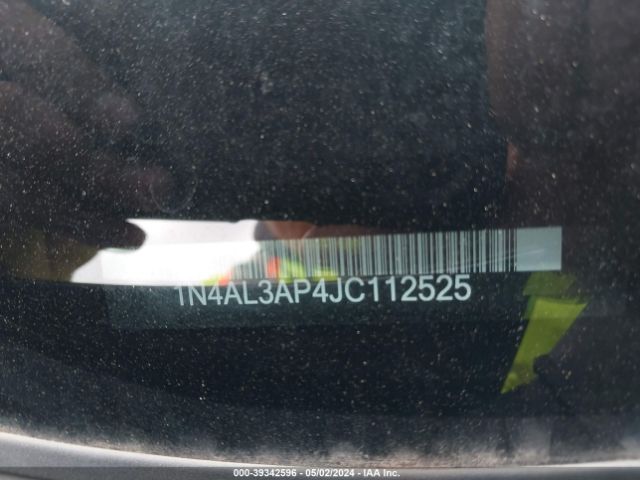 1N4AL3AP4JC112525 Nissan Altima 2.5 Sl