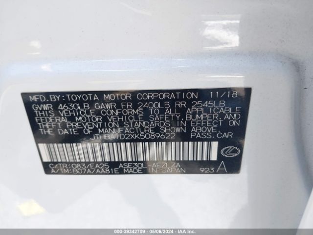 JTHBA1D2XK5089622 Lexus IS 300