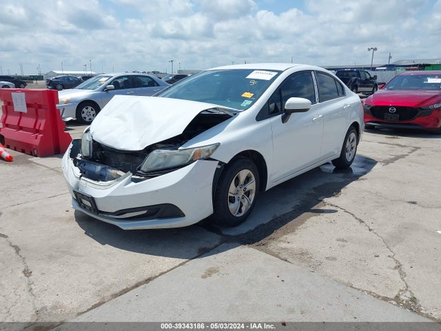 Honda Civic Lx 2014 19XFB2F57EE046443 Image 2