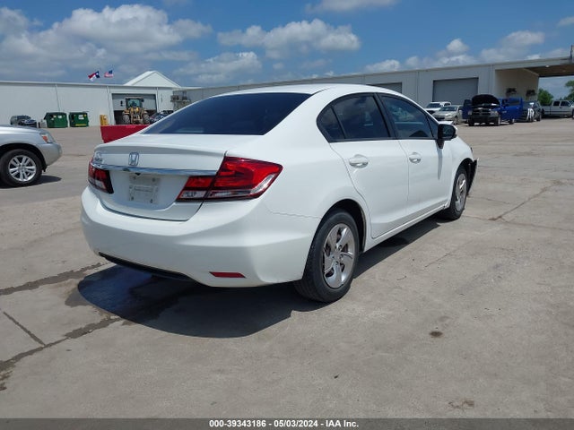 Honda Civic Lx 2014 19XFB2F57EE046443 Image 4