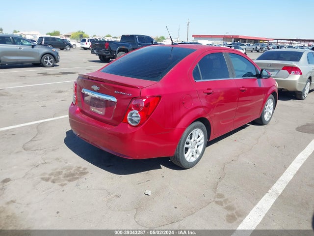 Chevrolet Sonic Lt Auto 2014 1G1JC5SH7E4165130 Image 4