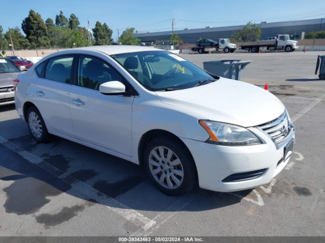 39343463 :رقم المزاد ، 3N1AB7AP0EL663598 vin ، 2014 Nissan Sentra Fe+ S/fe+ Sv/s/sl/sr/sv مزاد بيع