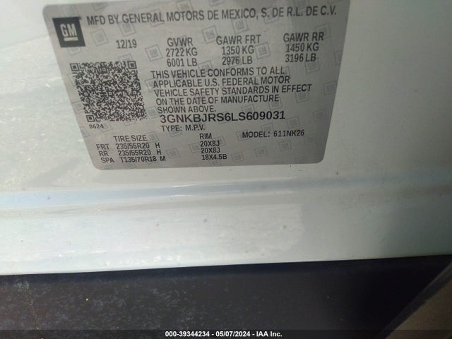 Chevrolet Blazer Awd 3lt 2020 3GNKBJRS6LS609031 Image 9