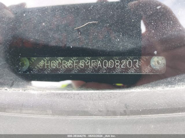 1HGCR6F59FA008207 Honda Accord Hybrid Ex-l